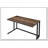 Modern USB Charging Desk – Tyrese Collection, KD Design, Rectangular Computer Table with Open Base