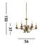 Roldan 6 - Light Candle Style Chandelier-1041946376
