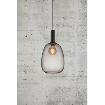1 - Light Black Single Pendant
