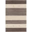 Elantra Wool Striped Area Rug in Brown-2121672590
