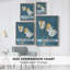 Reproduction encadrée FLORAL Series CXLIX - bois massif-2125135576