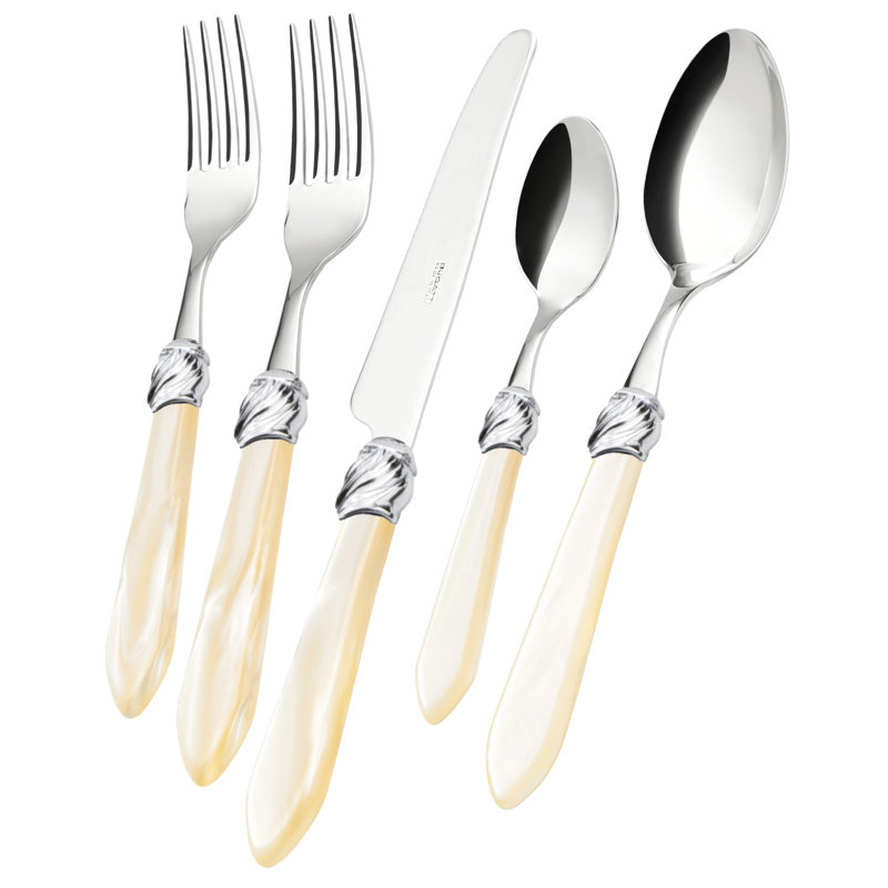 Falabella 5 Piece Place Setting, White