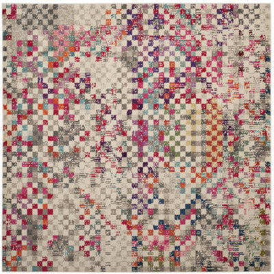 Hertzler Abstract Multicolor Area Rug