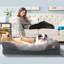 Bolster Cushion in Grey-61404704