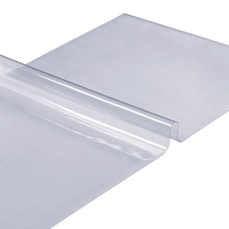 Clear Table Cover Protector Table Cover, 0.06" H x 48" W x 18" D