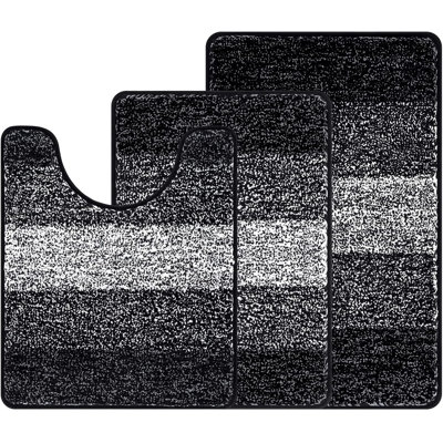 3 Piece set Rectangle Bath Mat