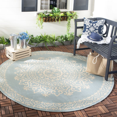 Frankee Performance Floral Indoor/Outdoor Area Rug