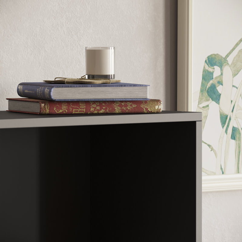 142cm H x 60cm W Standard Bookcase, 175 cm H x 60 cm W, Black
