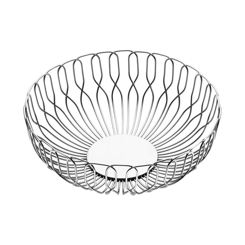 Alfredo Bread Basket, 3.03" H x 8.35" W x 8.35" D