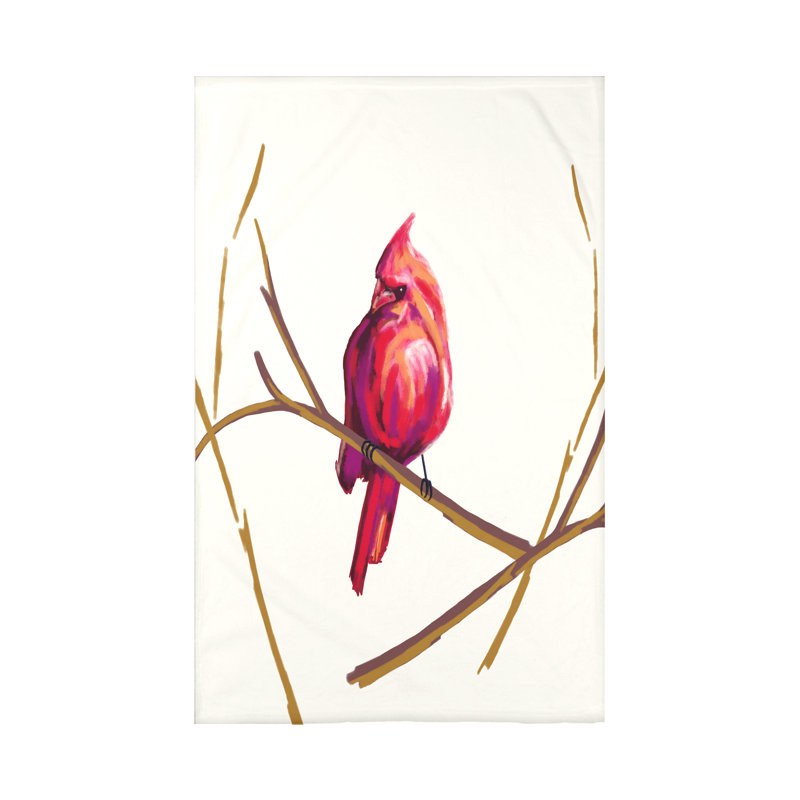 Cardinal Throw Blanket, 50" H x 60" W x 0.5" D