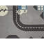 Town Children's carpet - carpet street play carpet for children's Room, Playroom - Mouse Blue-73416244