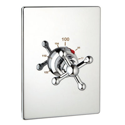 Thermostat rectangulaire complet avec valve