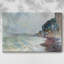 Les falaises, temps gris, 1882, toile tendue avec châssis-694990059