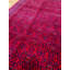 Tapis en laine et coton rouge noué à la main Original