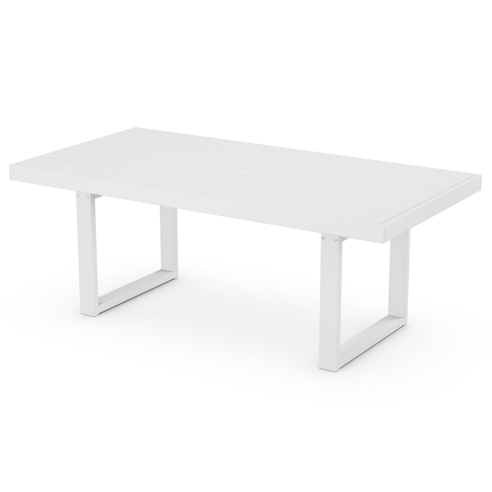 Edge Outdoor Dining Table, White