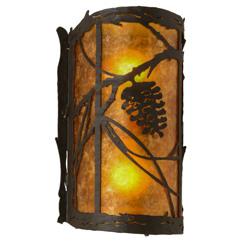 Rustic Lodge 2 - Light Flush Mounted Sconce