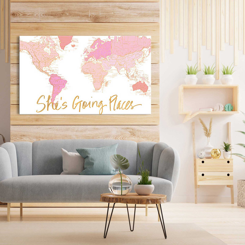 "She's Going Places (Horizontal)" par Elizabeth Medley, reproduction sur toile