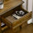 Vintage Coffee Table with Drawer and Open Shelf