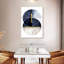 Impression d'art sur toile bleu marine foncé-1860126889
