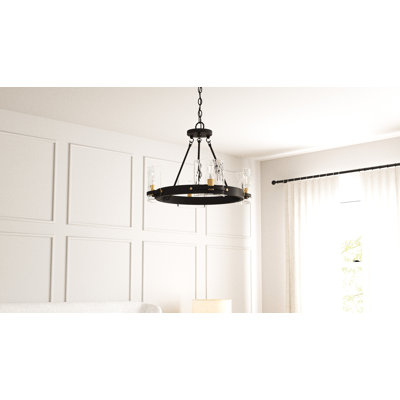 Lustre noir mat 4 lumières Alyworth