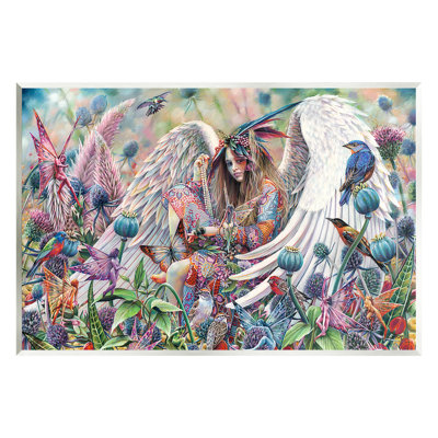 «Angel & Fairies Vivid Meadow» par Sheila Wolk, peinture
