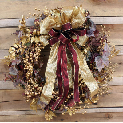 Polyester 27'' Wreath