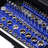 Magnetic Socket Organizer Set 3PCS Magnetic Socket Trays Blue for Metric