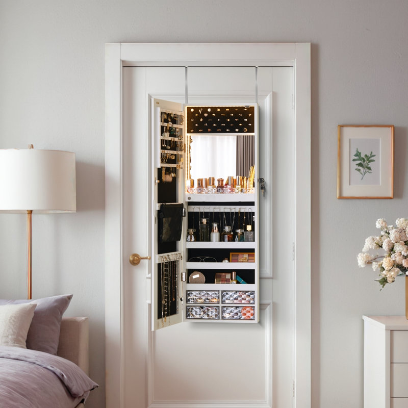 Armoire à bijoux, Blanc