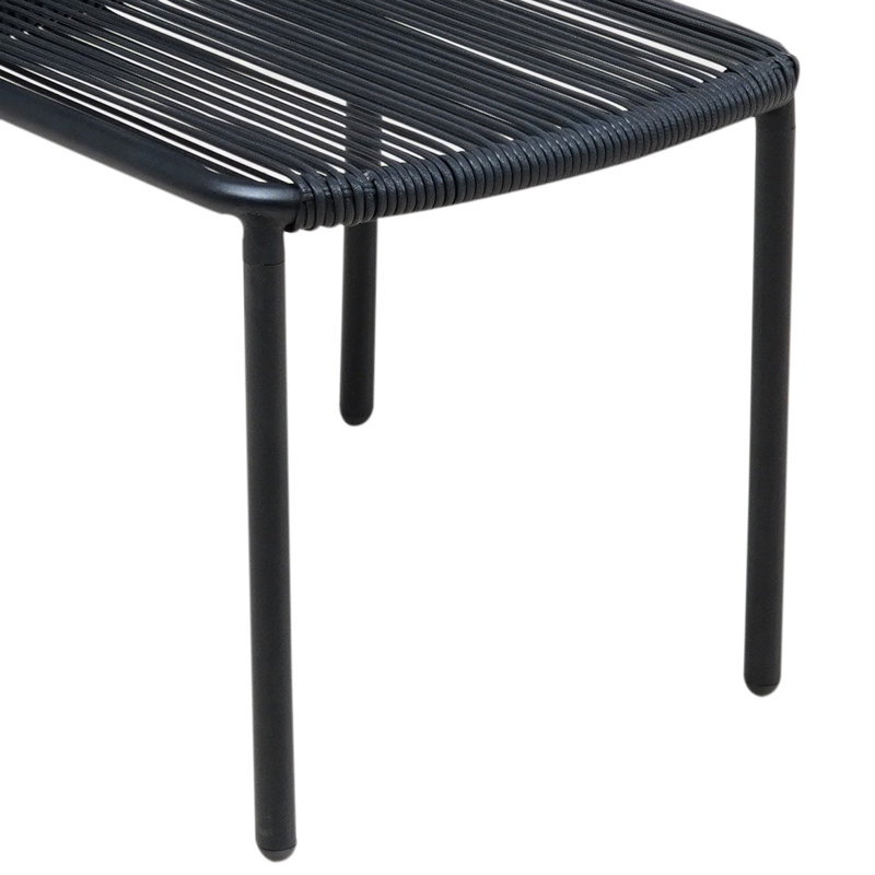 Chaises de salle à manger Zechariah, Noir