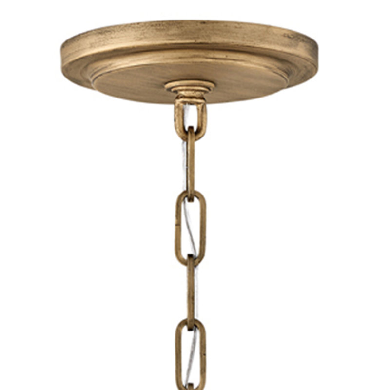 Roca 24" Five-Light Hand-Painted Modern Chandelier by Lisa McDennon