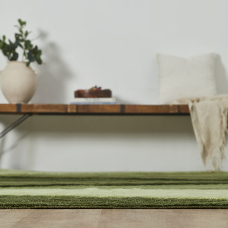 Arlo Handmade Wool Geometric Area Rug, 2' x 3'