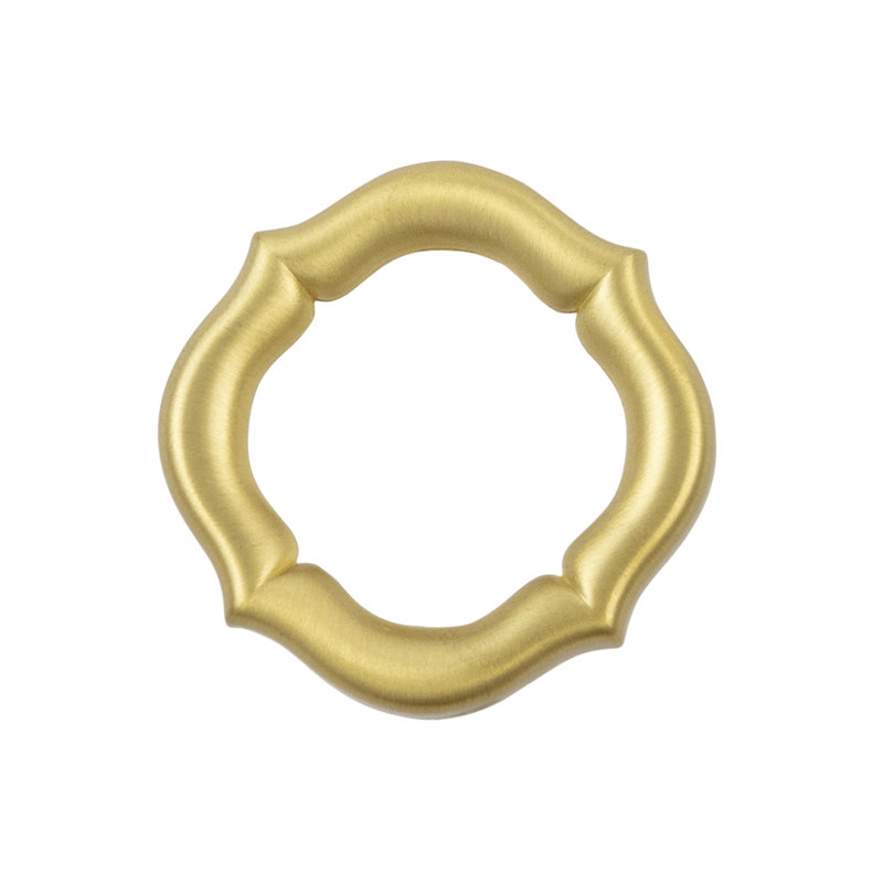 Trellis Collection Pendant Pull, Brushed Golden Brass