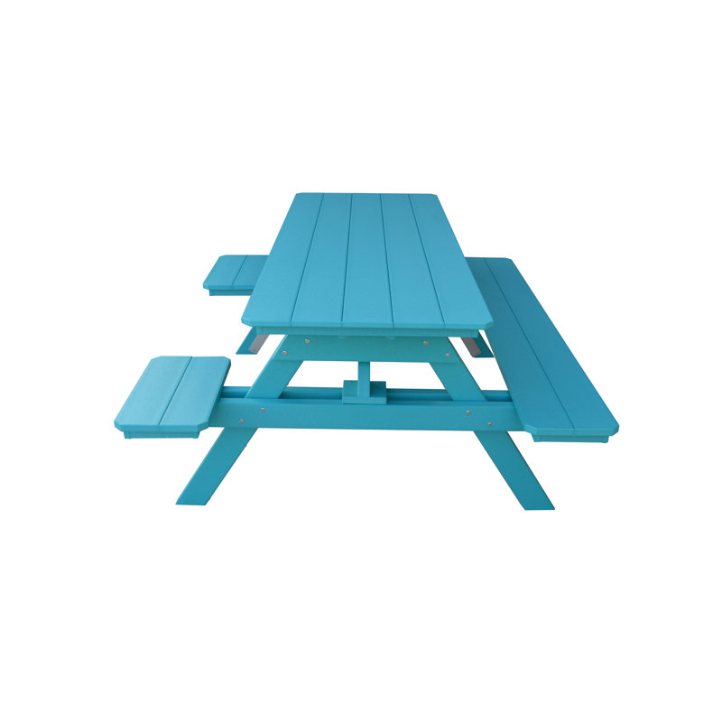 Table de pique-nique Awat, Bleu Aruba
