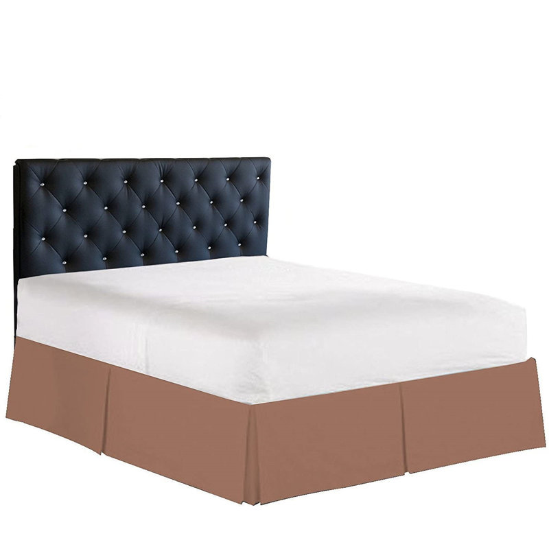 Ruffled Bed Skirt, Full, Taupe