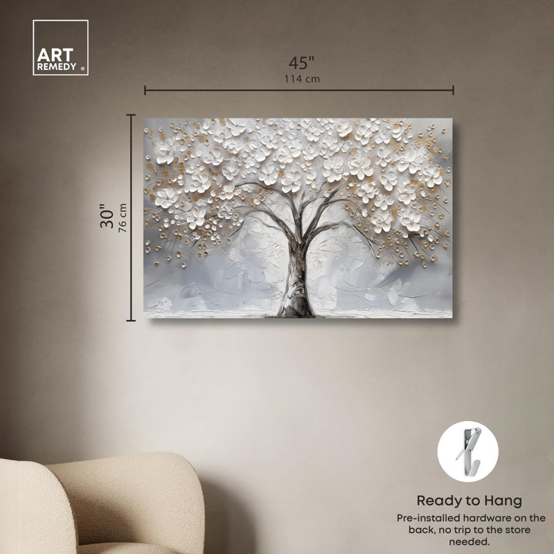 «Branchborne Elegance», toile colorée par Art Remedy, Toile tendue, H 30 po x l 45 po x P 1,5 po