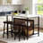 Grondin 47.24" Iron Kitchen Island Set-964939967