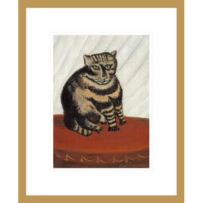 «The Tabby» par Henri Rousseau, impression giclée sur cadre