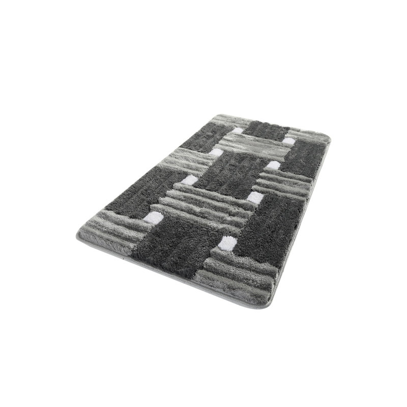 Premium Acrylic Bathmat, 24 x 47 Inches | 100% Antibacterial Acrylic, Pile Height: 0.7-1.2 Inches | Non-Slip Underside, Machine Washable at 86°F | Soft, Durable, and Stylish for Bathroom Safety & Comfort