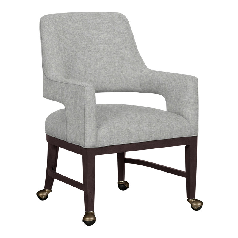 Josie Grande Upholstered Arm Chair, Polyester 9953 Loden, Montego Bay