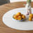 Simple Round Brown Solid Wood Dining Table Sets-112375786
