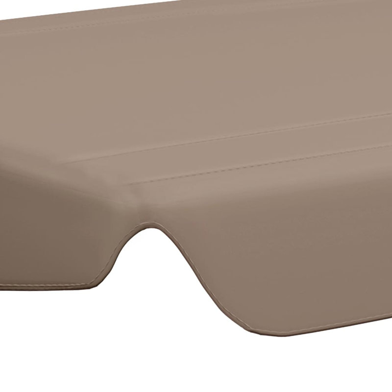 Replacement Canopy for Garden Swing Taupe 150/130x70/105 cm