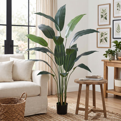 Faux palmier artificiel pour intérieur et extérieur