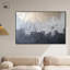 «Silvered Layers», art abstrait bleu par Art Remedy-107452267-107452255