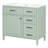 Coppera 36-Inch Freestanding Bathroom Vanity with Ceramic Sink Top and Solid Wood Frame-123817864