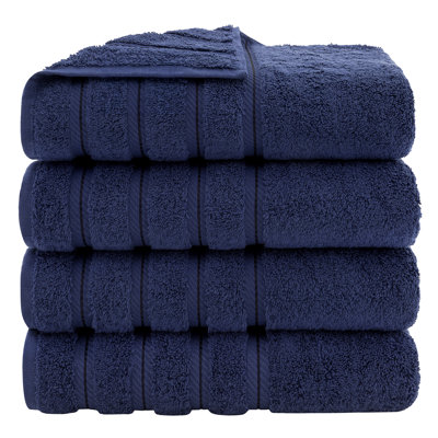 Ensemble de serviettes de bain turques de luxe 100% coton 4 pièces Edison Collection