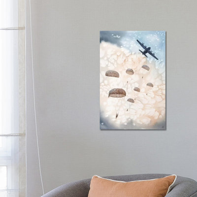 Airborne All the Way 1 Piece Wrapped Canvas Wall Art