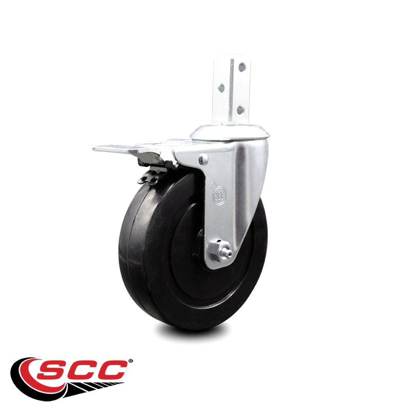Hard Rubber Swivel Caster