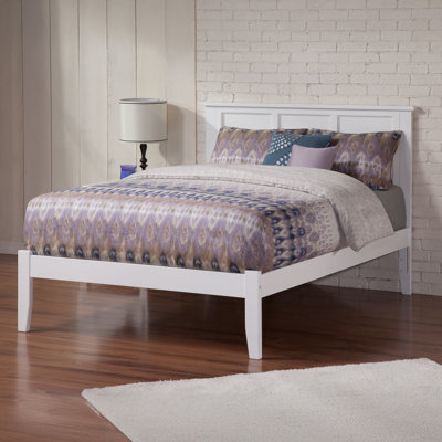 Clyda Solid Wood Panel Bed