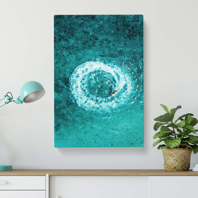 Jet Ski Circle - Wrapped Canvas Print