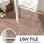 Tapis d'intérieur rouge / brun clair antidérapant Luftim-2048061082-2048061092